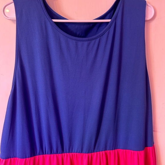 SHEIN color block super soft dress size 4xl - Picture 2 of 3